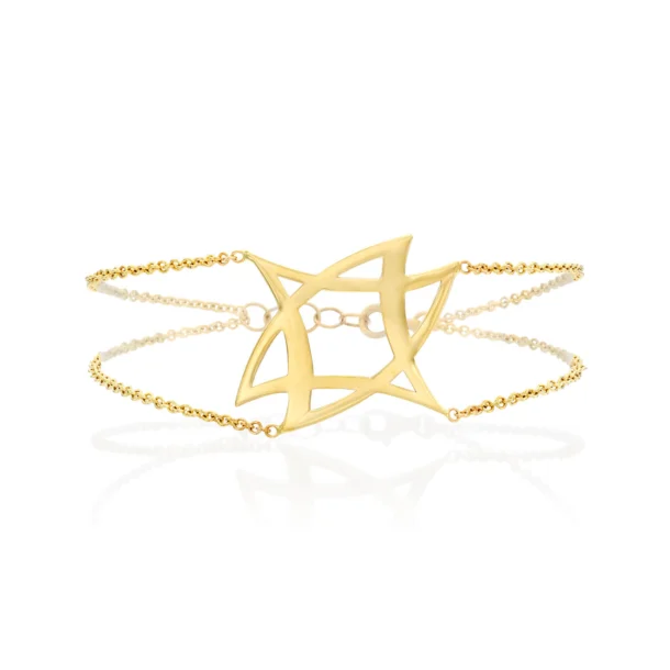 Star of David Bracelet in gold